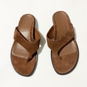 Vionic Women’s Agave Suede Comfort Toe Post Sandal Sz 6